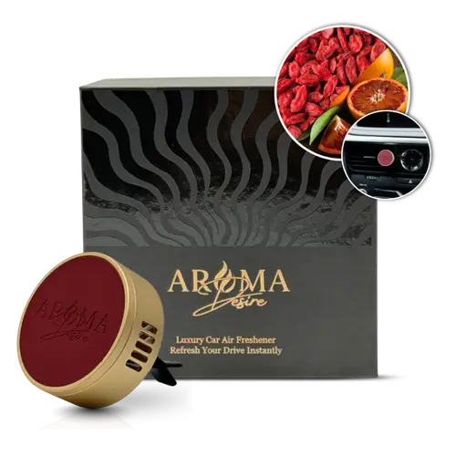 Aroma Desire Goji Taraco and Orange luxury car vent clip