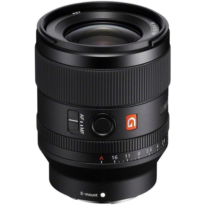 Sony 35mm f/1.4 prime lens