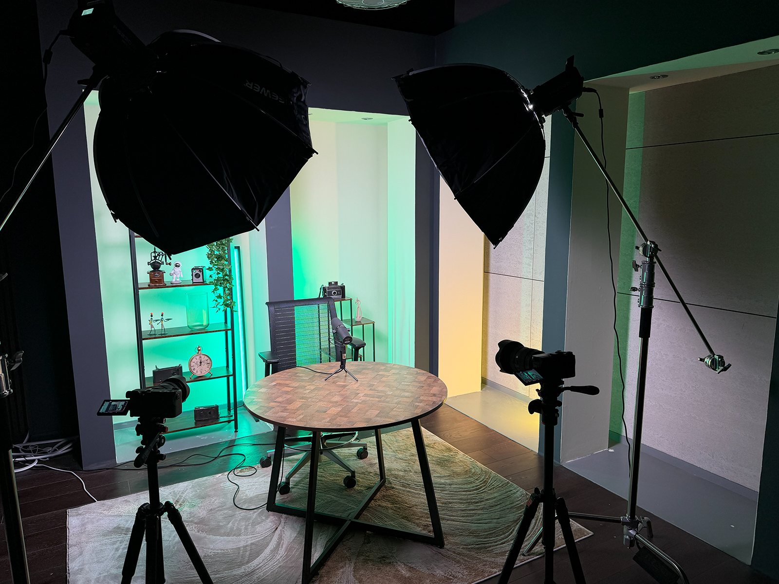 Podcast Studio Manchester — round table