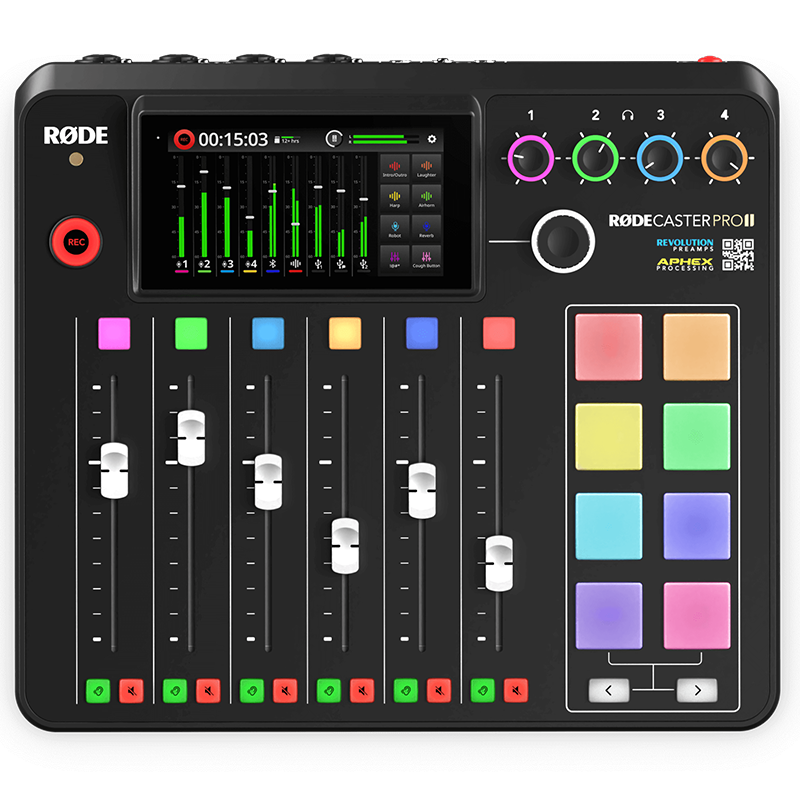 RØDECaster Pro II audio production studio