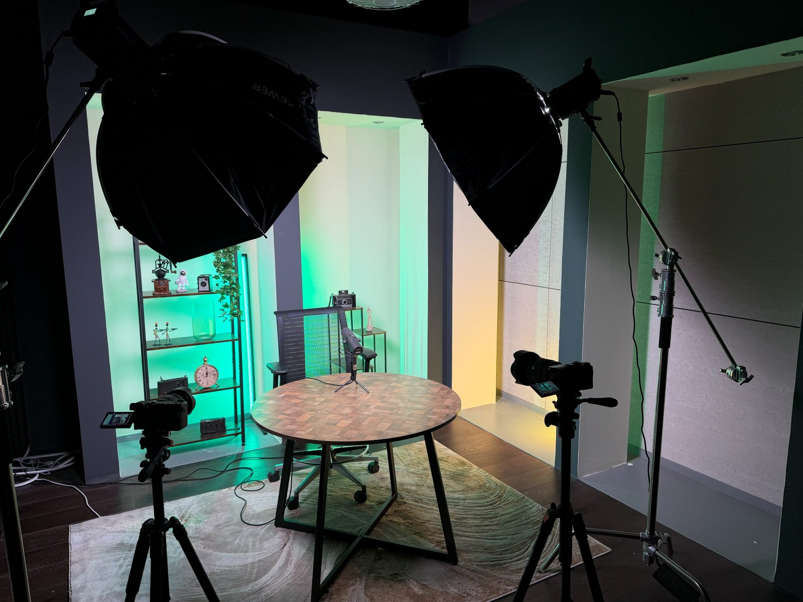 Podcast Studio Manchester — studio floor